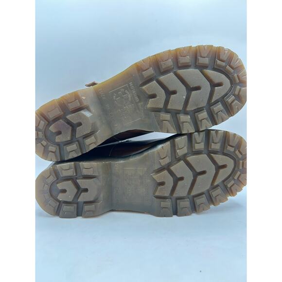 Dr. Martens VTG  Rare Chunky Mary Jane Brown Shoes Made in England US 10 8305 - Picture 12 of 12